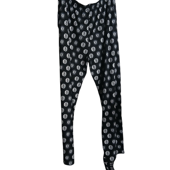 Brooklyn Nets Concepts Sport lMen Print Pajamas Pants Black White Size 2XL NWT - Picture 4 of 9